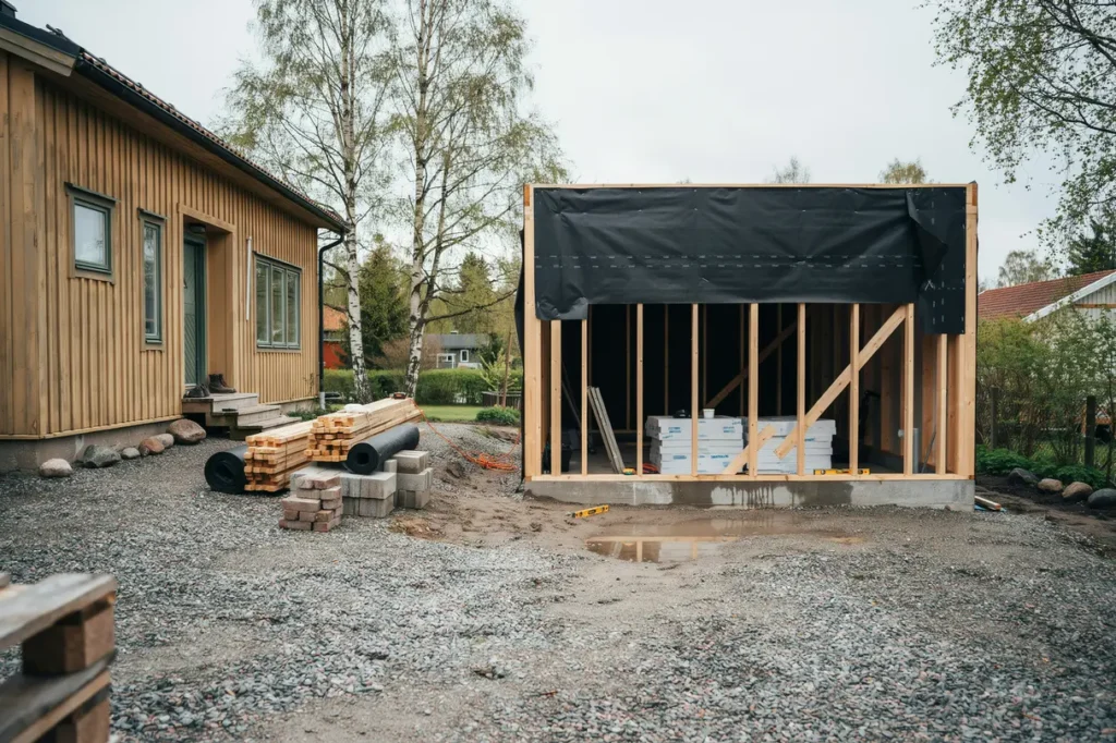 s planerar du en h llbar garagebyggnad grund isolering och vanliga misstag att undvika